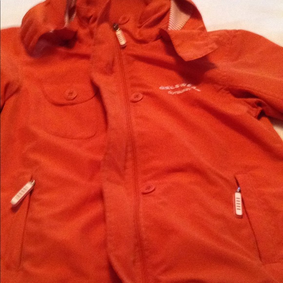 Brick color girl's spring/ fall jacket size 4 . - Picture 5 of 8